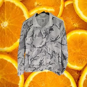 Adidas Black and White Camo Zipper Jacket Size XL‎ Juniors